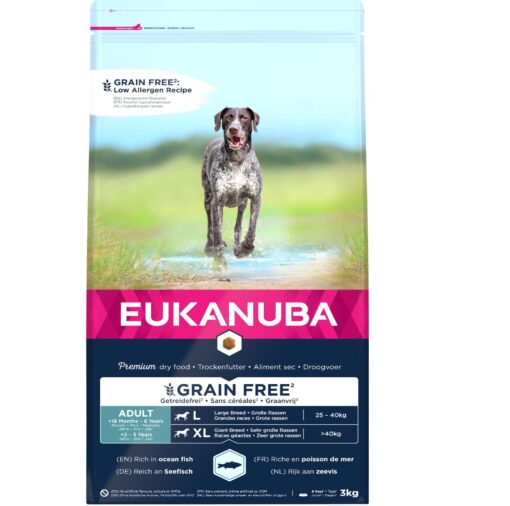 Eukanuba - Voksen S/M/L - Fisk - KORNFRITT - Bilde 2