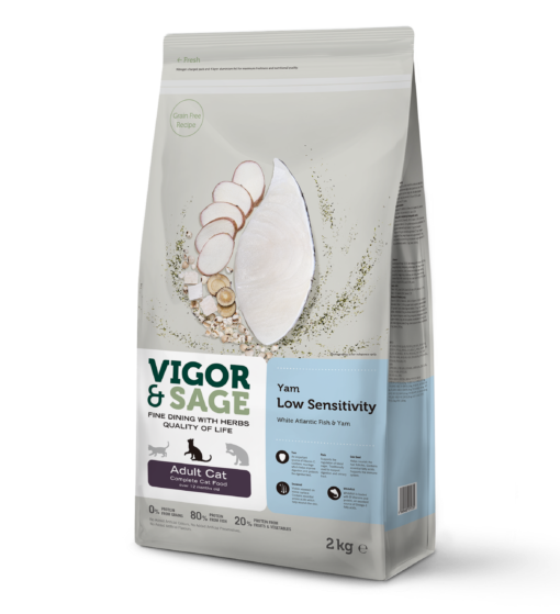Vigor & Sage Yam Low Sensitivity Adult Cat