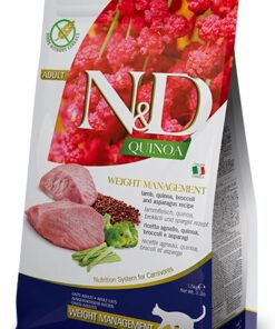 FARMINA CAT QUINOA WEIGHT MANAGEMENT LAMB & BROCCOLI ADULT 1,5 KG