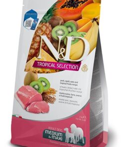FARMINA DOG TROPICAL SELECTION PORK ADULT MEDIUM & MAXI 10 KG