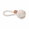 Hundeleke Tauknuteball Harper XS Beige M/Håndtak