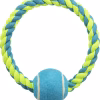 Hundeleke,Tauknutering M/Tennisball 18cm/125g