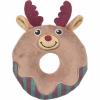 Juleleke, Xmas Donut Elg Plysj 14cm