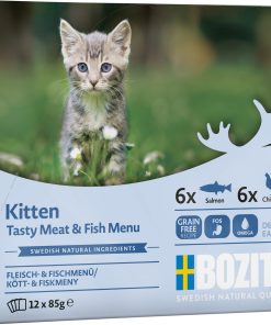 Kitten Meat&Fish in Sauce Våtfor til katt 12x85g