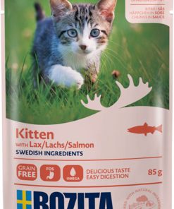 Laks i saus for kattunge
