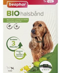 Beaphar Bio halsbånd Hund 65cm