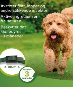 Beaphar Bio halsbånd Hund 65cm