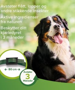 Beaphar Bio halsbånd Hund 80cm
