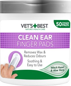 Vets Best Clean fingertupp til ørepleie 50 stk
