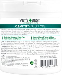 Vets Best Clean fingertupp til tannpleie 50 stk - Bilde 2