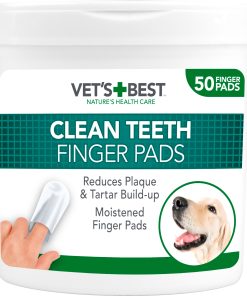 Vets Best Clean fingertupp til tannpleie 50 stk