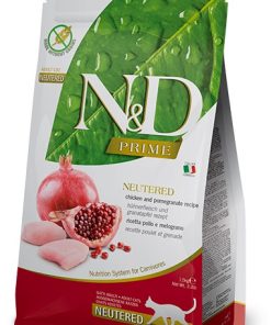 FARMINA CAT PRIME CHICKEN & POMEGRANATE NEUTERED ADULT 5 KG