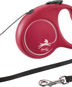 flexi Fun, cord leash, S: 5 m, Rød