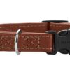 Hunter Halsbånd Canadian UP 16-22/XXS-XS Skinn Cognac