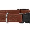Hunter Halsbånd Canadian UP 25-35/S Skinn Cognac