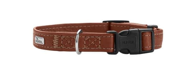 Hunter Halsbånd Canadian UP 25-35/S Skinn Cognac