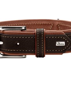 Hunter Halsbånd Canadian UP 40/S Skinn Sort/cognac