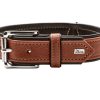 Hunter Halsbånd Canadian UP 65/L Skinn Cognac/Sort