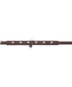 Hunter Halsbånd Love 32/XS Skinn Brun/Sort