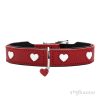 Hunter Halsbånd Love 32/XS Skinn Rød/Sort