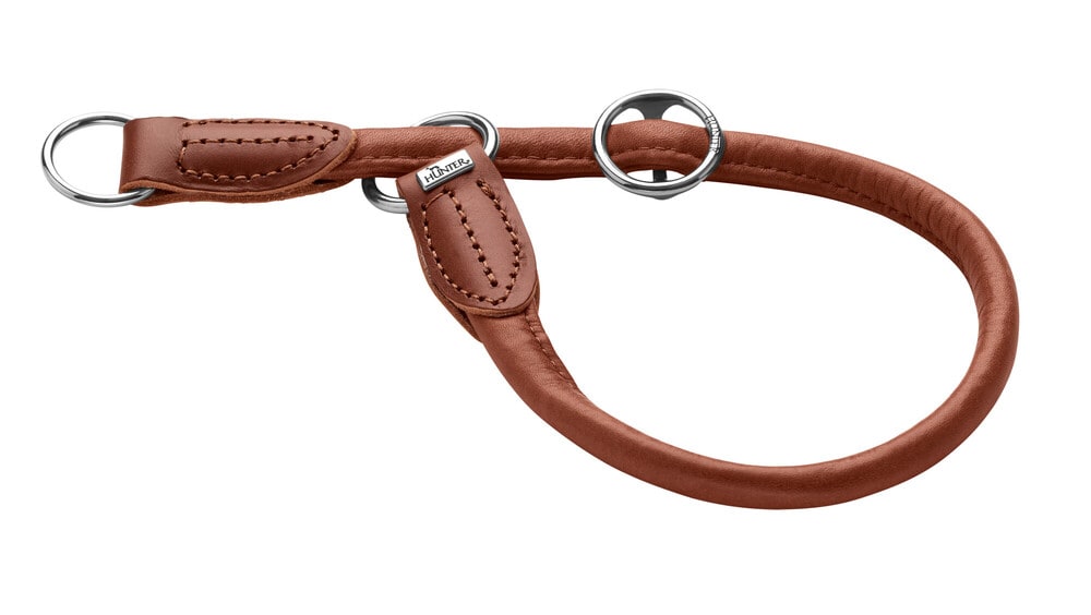 Hunter Halsbånd R&S Canadian UP 40/S-M Skinn Cognac
