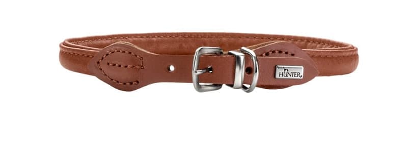 Hunter Halsbånd R&S Canadian UP 45/S-M Skinn Cognac