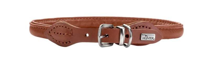 Hunter Halsbånd R&S Canadian UP 55/M-L Skinn Cognac