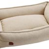 Hunter Hundesofa Belluno 100x80 cm Bomull Krem