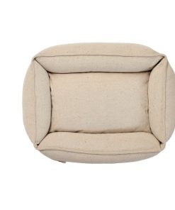 Hunter Hundesofa Belluno 100x80 cm Bomull Krem