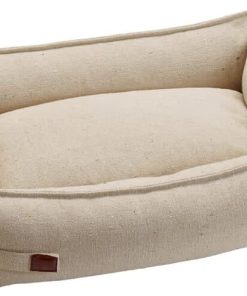 Hunter Hundesofa Belluno 100x80 cm Bomull Krem
