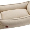 Hunter Hundesofa Belluno 80x60 cm Bomull Krem