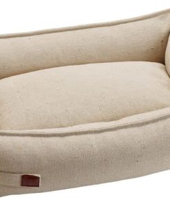 Hunter Hundesofa Belluno 80x60 cm Bomull Krem