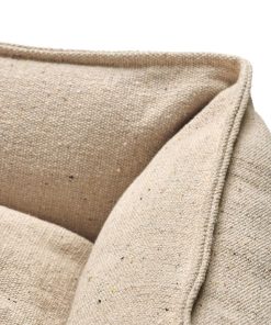 Hunter Hundesofa Belluno 80x60 cm Bomull Krem