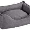 Hunter Hundesofa Boston 100x70 cm Microfiber Grå