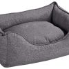 Hunter Hundesofa Boston 60x50 cm Microfiber Grå