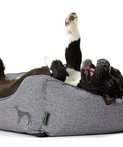 Hunter Hundesofa Boston 60x50 cm Microfiber Grå