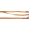 Non-stop dogwear Bungee leash double, unisex, black/orange, one size, single