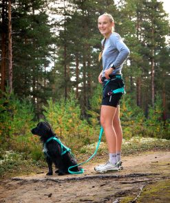 Non-stop dogwear Canix belt 2.0, unisex, aqua/pink, L, single