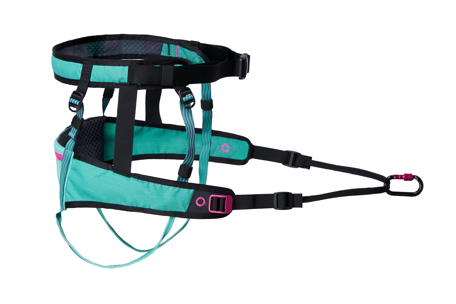 Non-stop dogwear Canix belt 2.0, unisex, aqua/pink, M, single