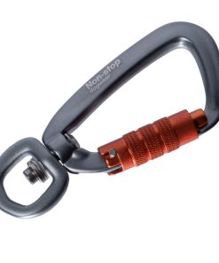 Non-stop dogwear Carabiner move leash 10mm, unisex, grey, one size, single