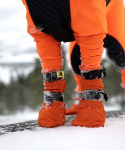 Non-stop dogwear Contact bootie high, unisex, orange, 3XS, 4pk
