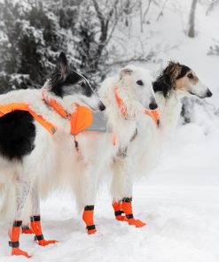 Non-stop dogwear Contact bootie high, unisex, orange, 3XS, 4pk