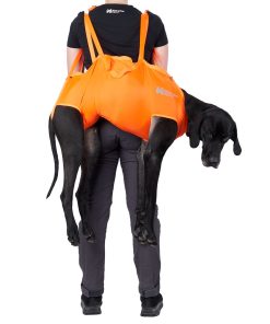 Non-stop dogwear Dog rescue sling, unisex, orange, L, single