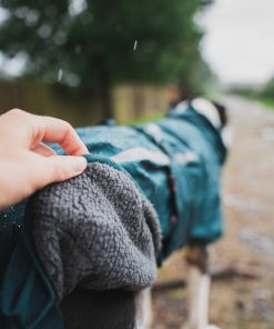 Non-stop dogwear Fjord lined raincoat, unisex, dark teal, 27, single