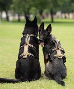 Non-stop dogwear Line harness long WD, unisex, olive, 4, single