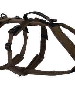 Non-stop dogwear Line harness long WD, unisex, olive, 5, single