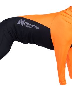 Non-stop dogwear Protector dog suit F, female, orange/black, 65, single