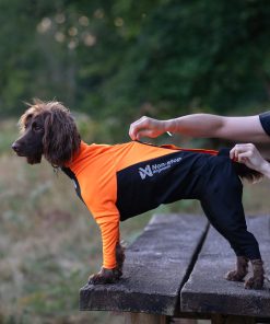 Non-stop dogwear Protector dog suit M, male, orange/black, 42, single