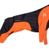 Non-stop dogwear Protector snow, male, black/orange, 2XS, single