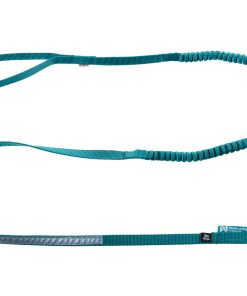 Non-stop dogwear Touring bungee leash, unisex, teal, 3.8m/23mm, single